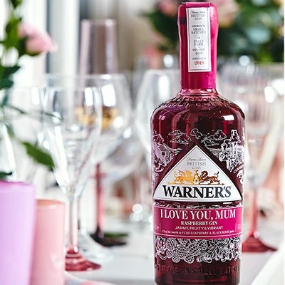 Warners Raspbery Gin - I Love You, Mum